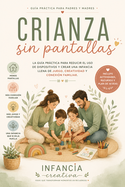 Crianza Sin Pantallas | La Guía Práctica para Reducir el Uso de Dispositivos y Crear una Infancia Llena de Juego y Conexión